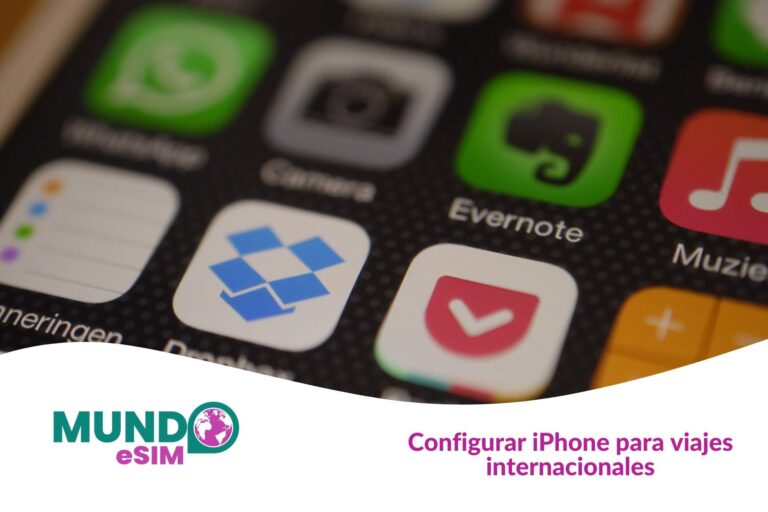 Configurar iPhone para viajes internacionales