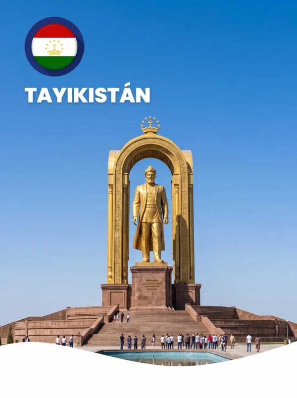 eSIM Tayikistán para viajar con internet